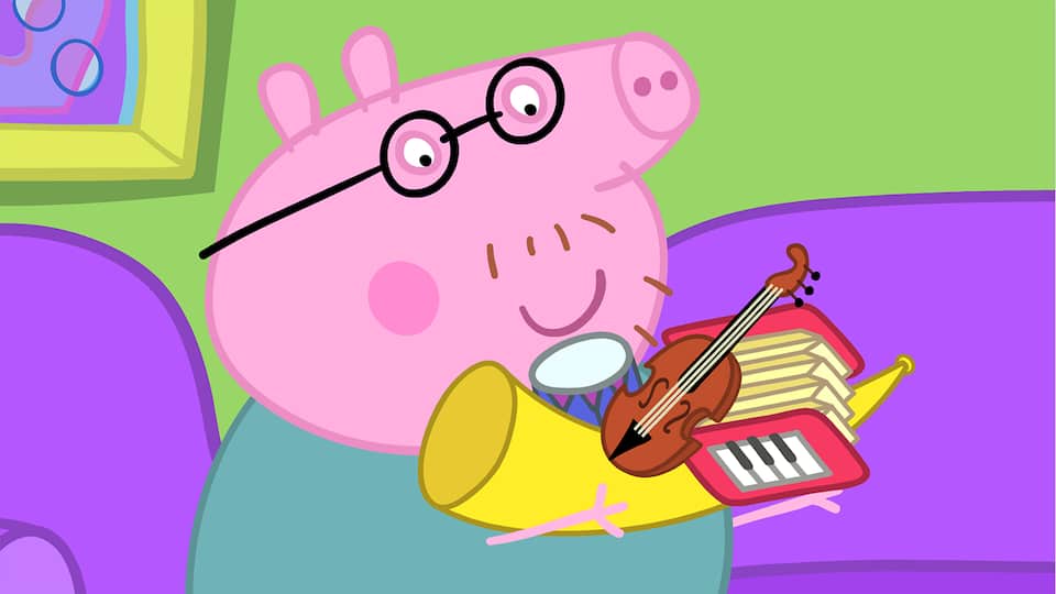 کارتون پپاپیگ - فصل اول قسمت 16 - Musical Instruments