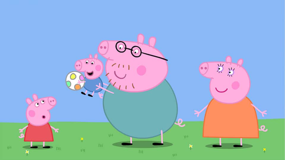 کارتون پپاپیگ - فصل اول قسمت 8 - Piggy in the Middle