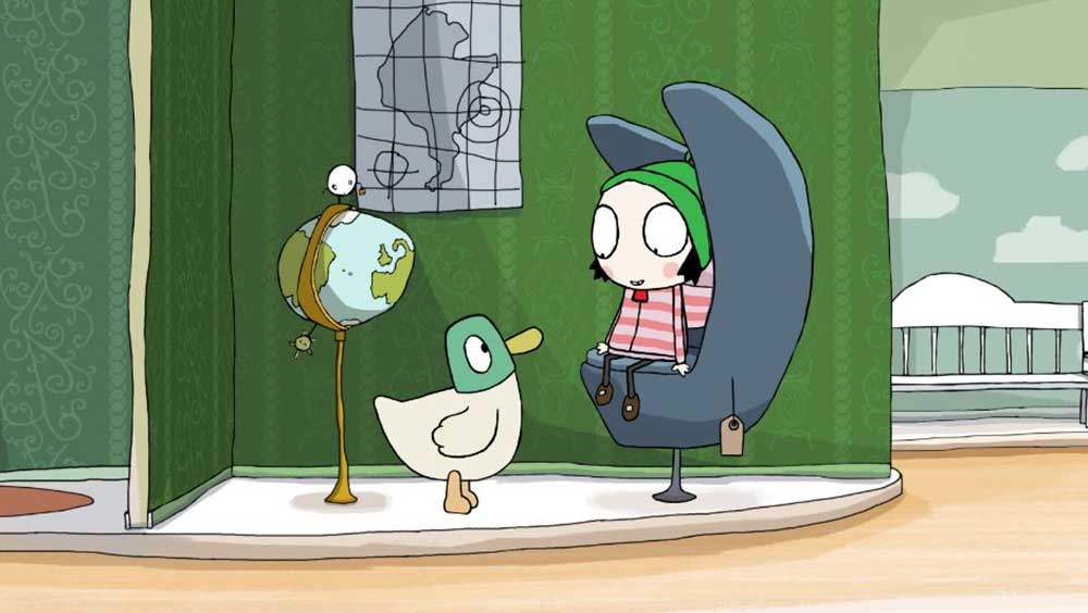 کارتون سارا و اردک زبان اصلی - فصل اول قسمت 9