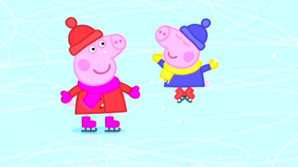 دانلود کارتون پپا پیگ زبان انگلیسی فصل دوم قسمت 34 - Ice Skating