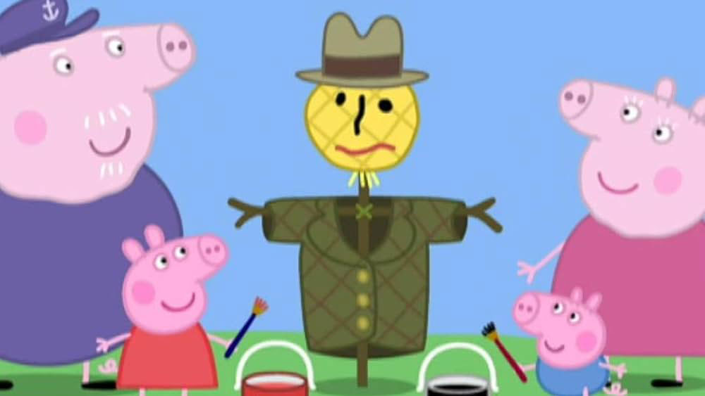 دانلود کارتون پپا پیگ زبان انگلیسی فصل دوم قسمت 7 - Mr Scarecrow