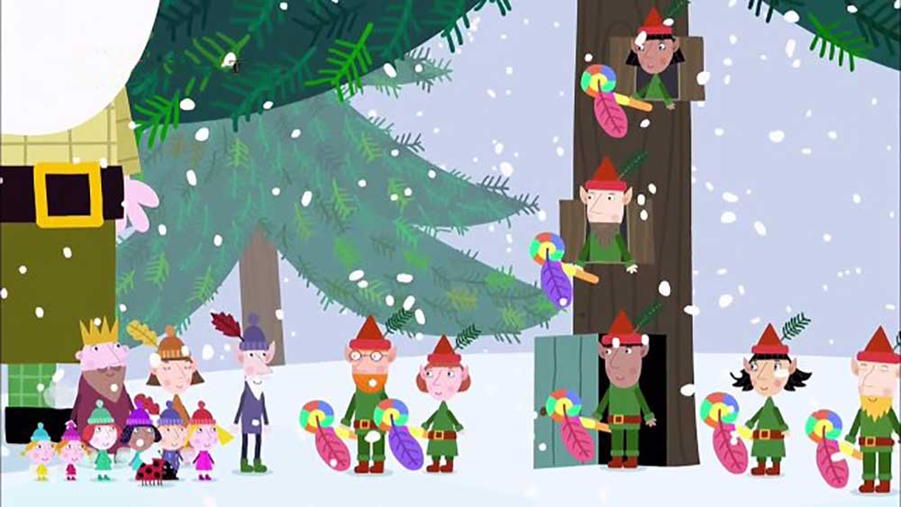 دانلود کارتون بن اند هالی زبان اصلی فصل دوم قسمت 52 - Ben and Holly's Christmas Part 2
