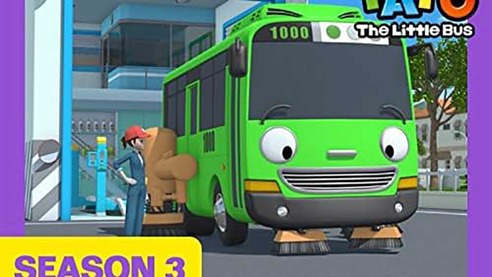 دانلود کارتون تایو اتوبوس کوچک زبان اصلی فصل سوم قسمت 3 - Rogi the sweeper