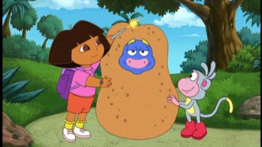 دانلود کارتون دورا زبان اصلی فصل سوم قسمت 7 - The Big Potato