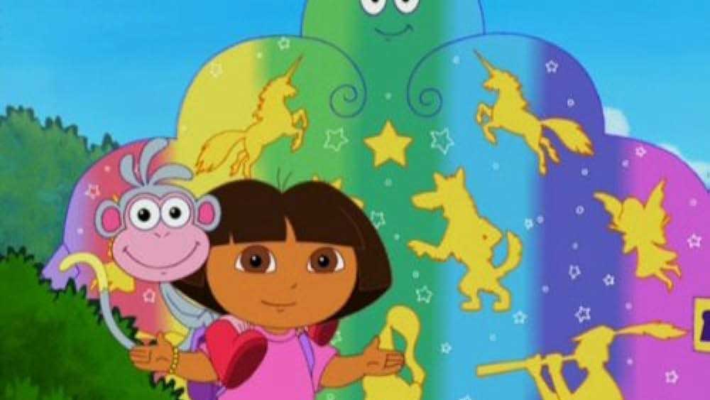 دانلود کارتون دورا زبان اصلی فصل چهارم قسمت 1 - Dora's Fairytale Adventure