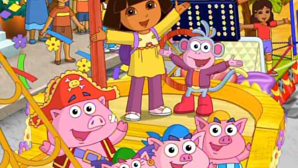 دانلود کارتون دورا زبان اصلی فصل هفتم قسمت 15 - Dora's Thanksgiving Day Parade!