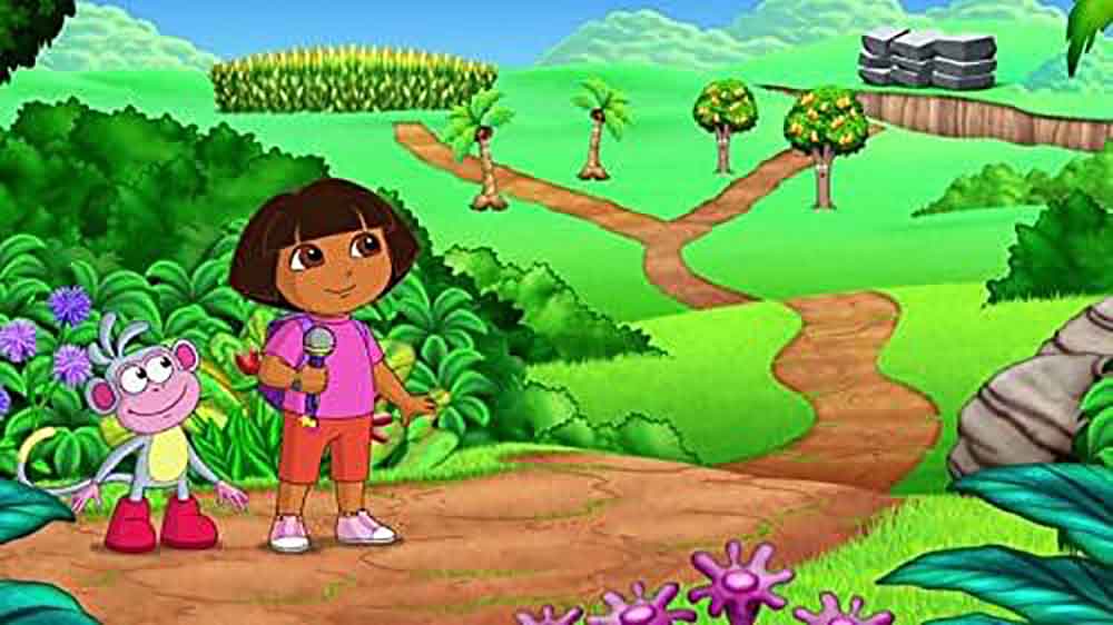 دانلود کارتون دورا زبان اصلی فصل هفتم قسمت 17 - Dora Rocks