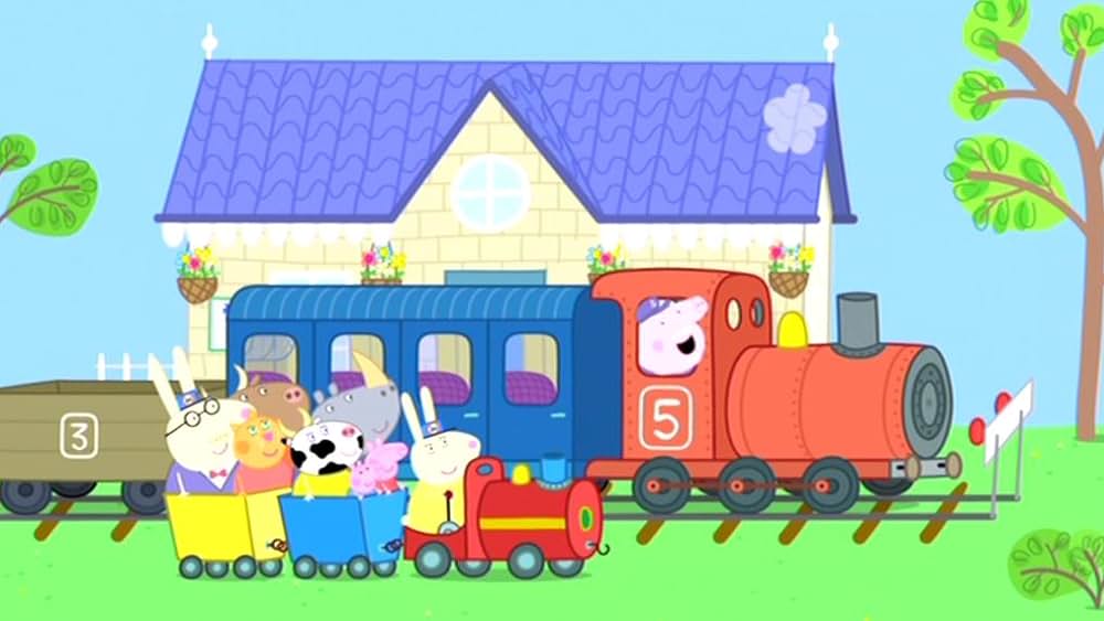 دانلود کارتون پپا پیگ زبان انگلیسی فصل چهارم قسمت 20 - Grandpa Pig's Train to the Rescue