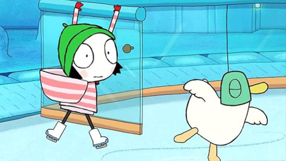 دانلود کارتون سارا و داک زبان انگلیسی فصل سوم قسمت 39 - Snowball Skate