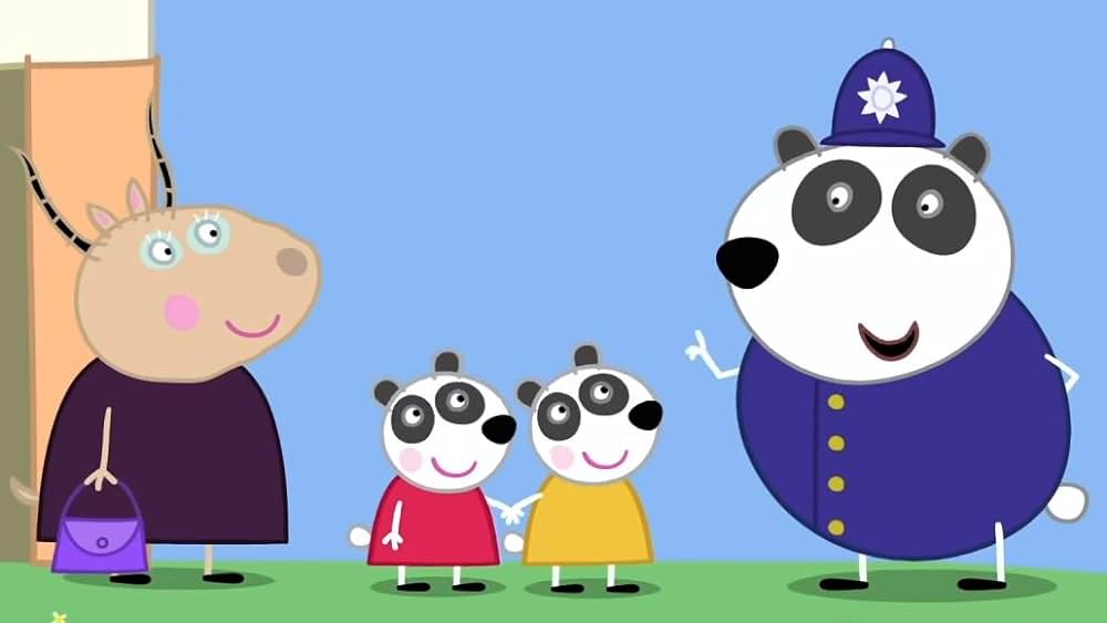 دانلود کارتون پپا پیگ زبان انگلیسی فصل ششم قسمت 1 - The Panda Twins
