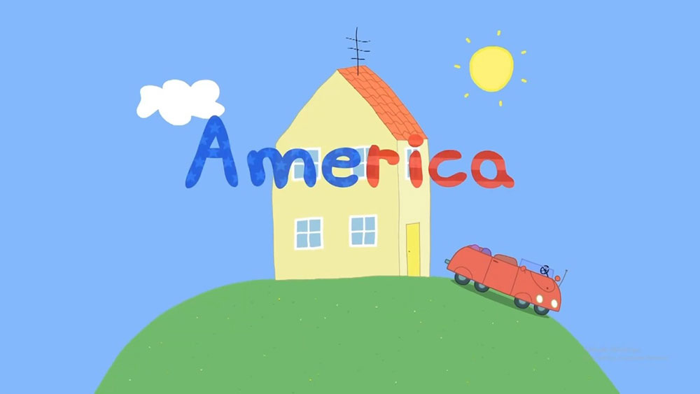 دانلود کارتون پپا پیگ زبان اصلی فصل هفتم قسمت 1 - America