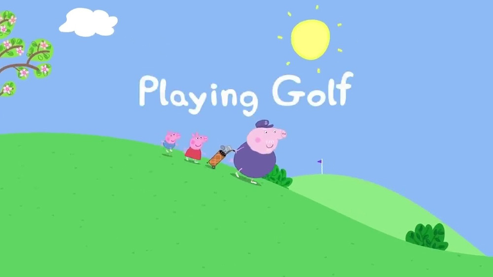 دانلود کارتون پپا پیگ زبان اصلی فصل هفتم قسمت 12 - Playing Golf