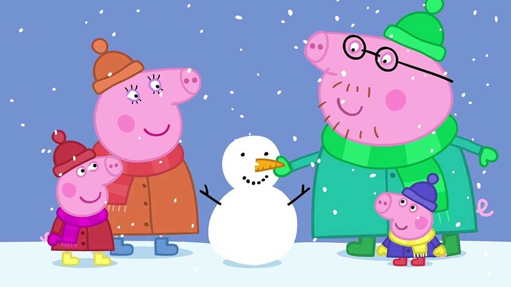 دانلود کارتون پپا پیگ زبان اصلی فصل هفتم قسمت 26 - Christmas with Kylie Kangaroo