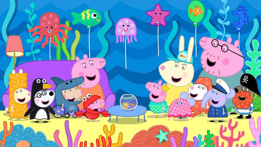 دانلود کارتون پپا پیگ زبان اصلی فصل هفتم قسمت 28 - Undersea Party