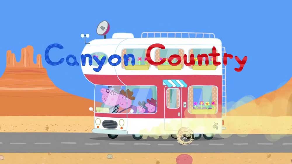 دانلود کارتون پپا پیگ زبان اصلی فصل هفتم قسمت 3 - Canyon Country