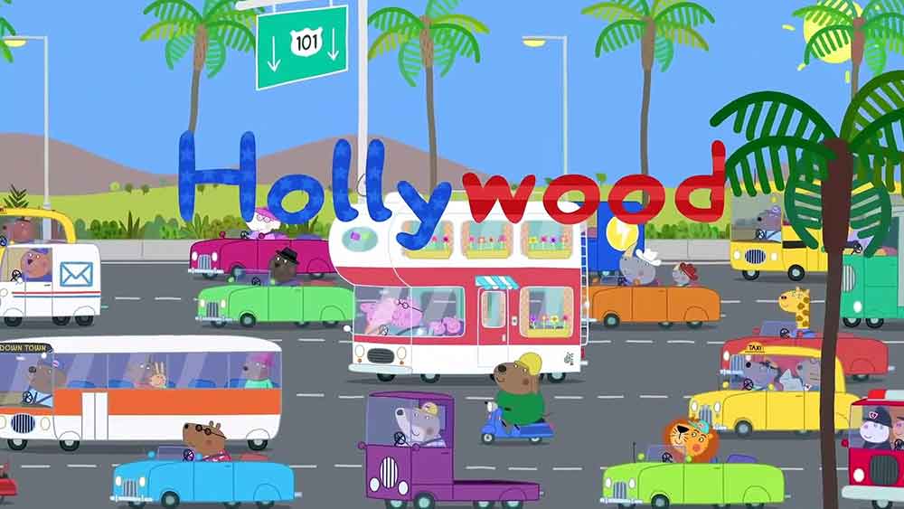 دانلود کارتون پپا پیگ زبان اصلی فصل هفتم قسمت 4 - Hollywood