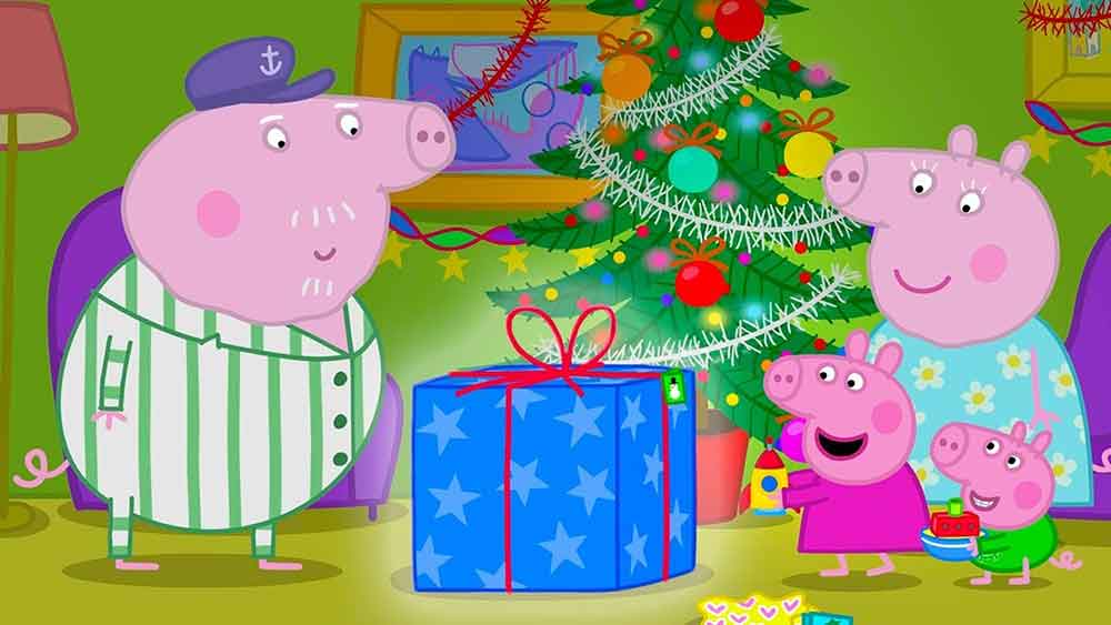 دانلود کارتون پپا پیگ زبان اصلی فصل هفتم قسمت 44 - Grandpa Pigs Christmas Present
