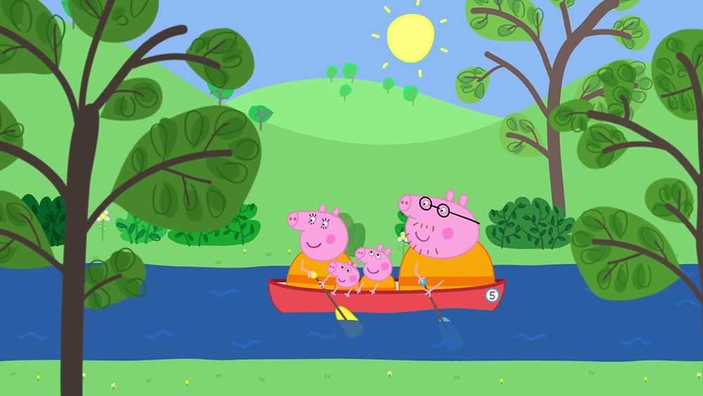 دانلود کارتون پپا پیگ زبان اصلی فصل هفتم قسمت 45 - Canoe Trip
