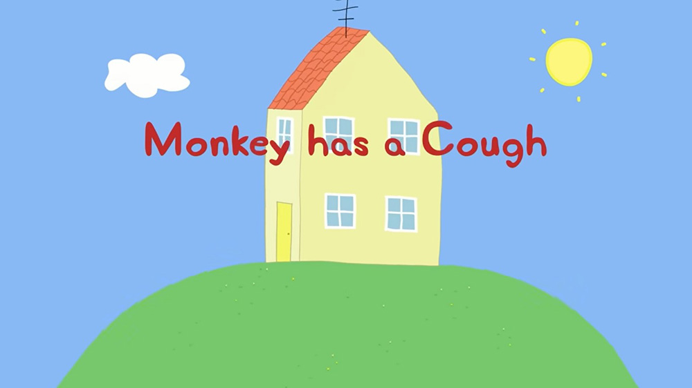 دانلود کارتون پپا پیگ زبان اصلی فصل هفتم قسمت 8 - Monkey has a Cough